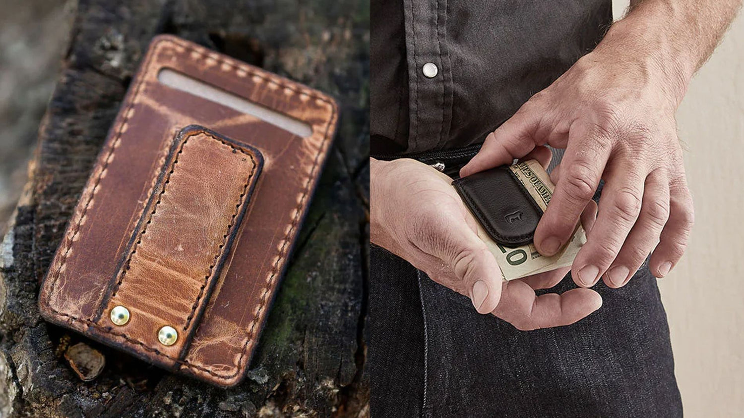 Leather Money Clips at J. Men's Clothing