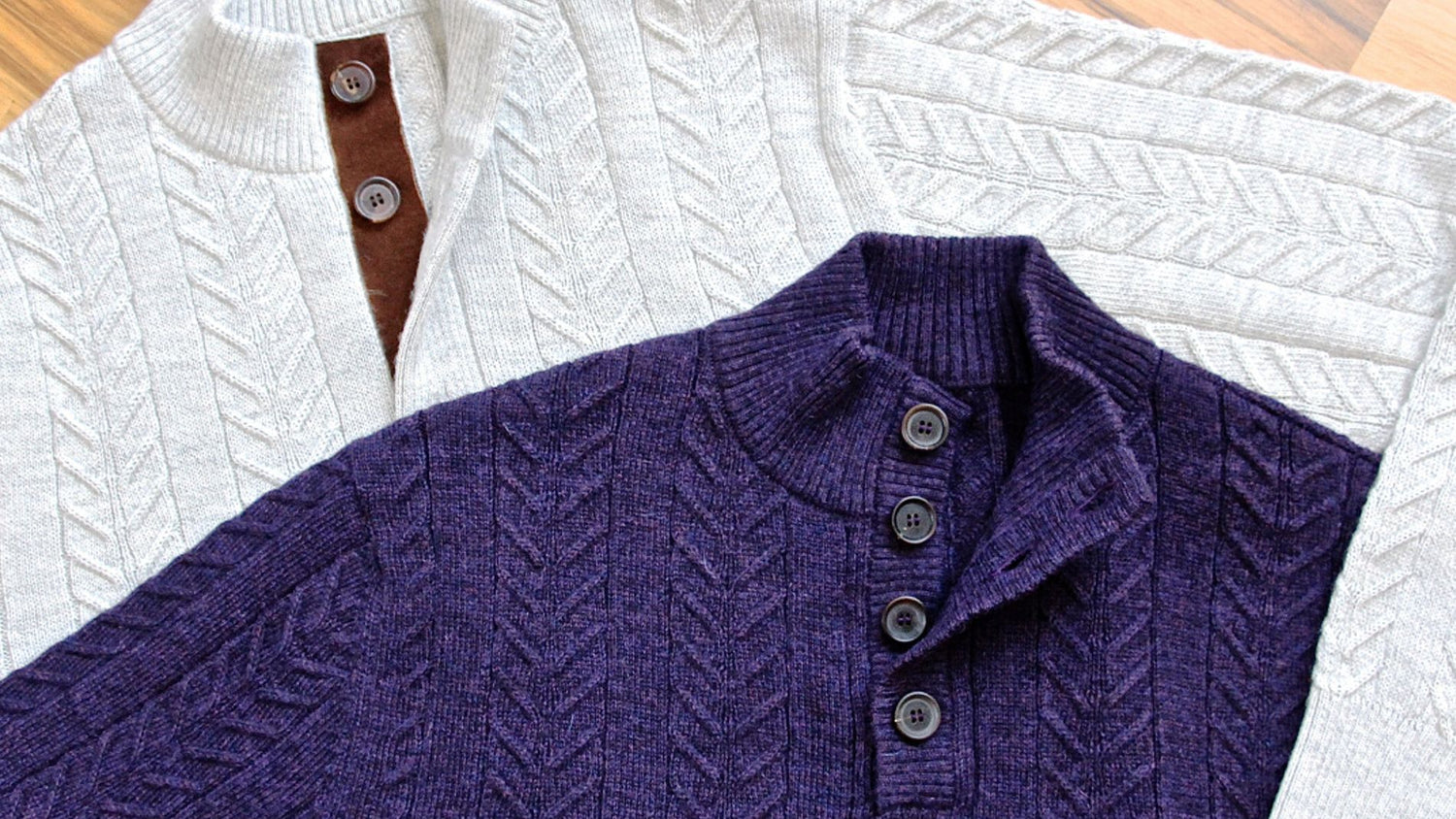 Button Neck Sweaters