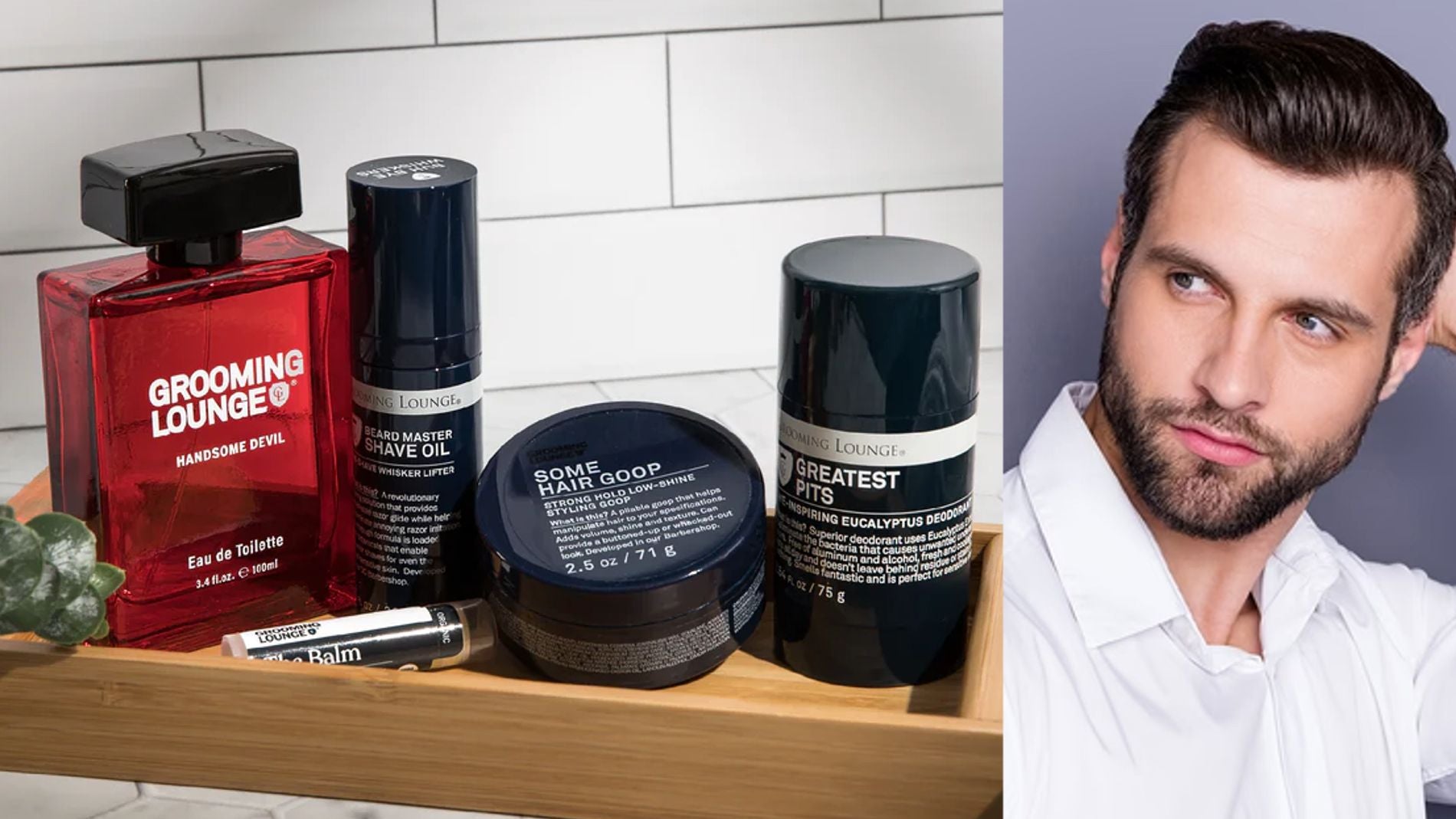 Grooming Lounge Fragrance, Skin Care, and Hair Care