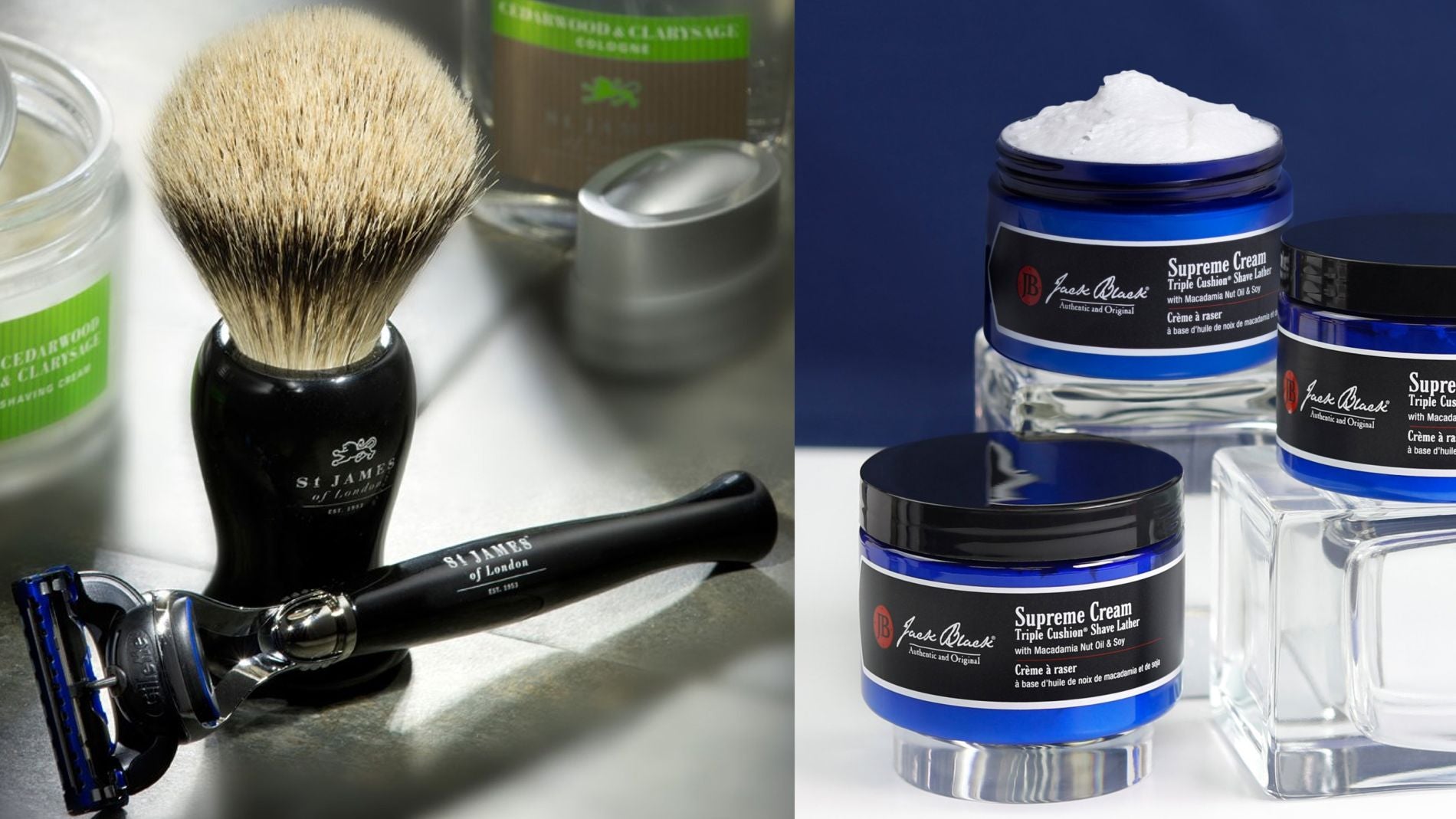Men's Shaving Products and Razors at J. Men's Clothing