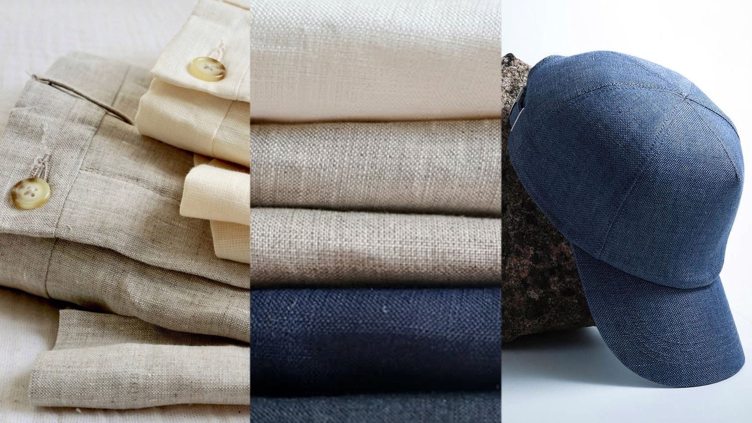 Linen pants, hats, shirts, ties, and more