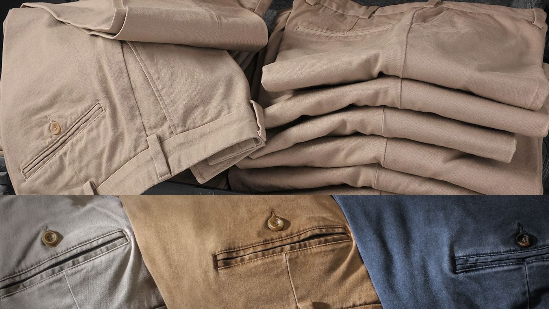 Bills Khakis Chamois Cloth Pants - Black (plain front M2,M3,M1)