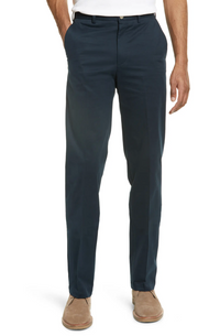 Southern Vintage Stretch Twill Chino in Navy (Hampton Plain Front) by Vintage1946