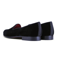 Tux Velvet Tuxedo Shoe in Black by Zelli Italia