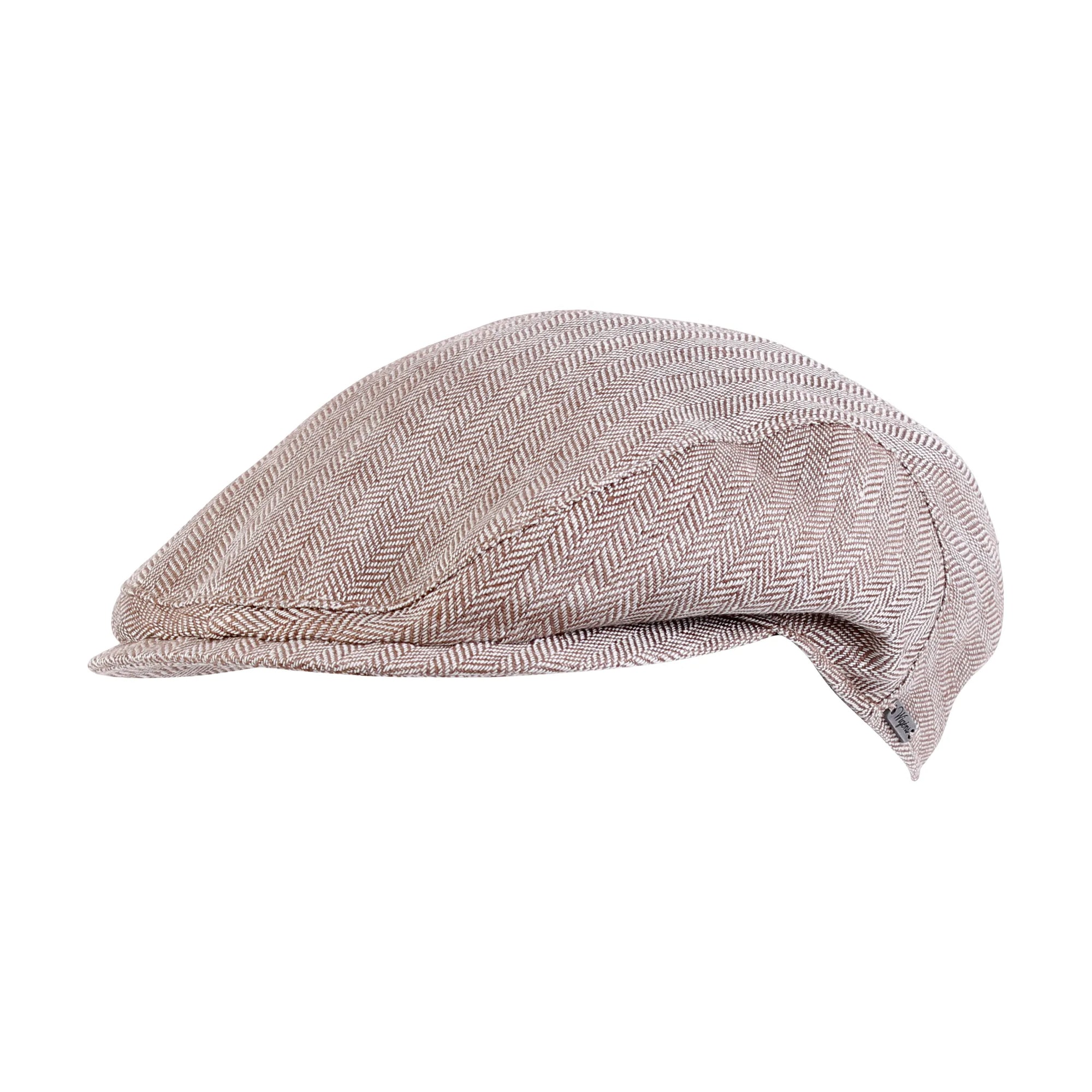 Ivy Slim Cap in Classic Linen Herringbone (Choice of Colors) by Wigens