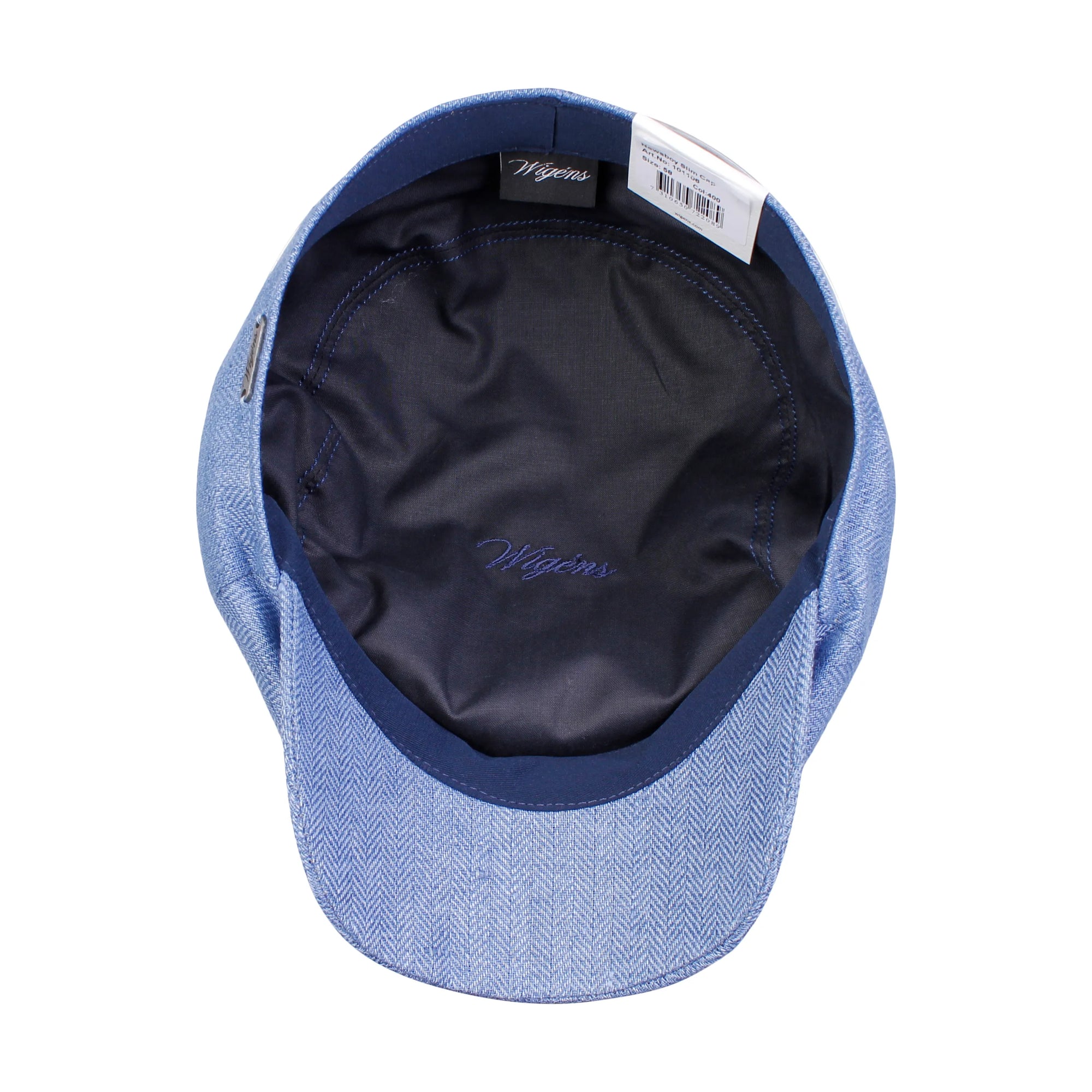 Newsboy Slim Cap in Classic Linen Herringbone (Choice of Colors) by Wigens