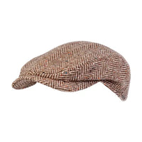 Ivy Contemporary Cap in 'Magee 1866' Herringbone Wool (Choice of Colors) by Wigens