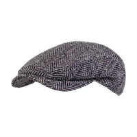 Ivy Contemporary Cap in 'Magee 1866' Herringbone Wool (Choice of Colors) by Wigens