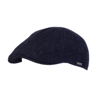 Pub Cap in Shetland Wool Donegal (Choice of Colors) by Wigens