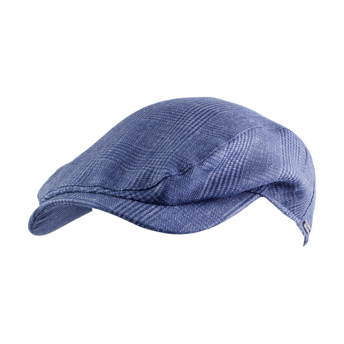 Ivy Contemporary Cap in Linen and Cotton Summer Glencheck (Choice of Colors) by Wigens