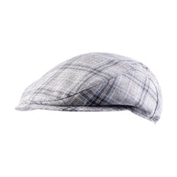 Ivy Slim Cap in Cotton Blend Check (Choice of Colors) by Wigens