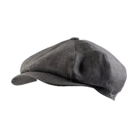 Newsboy Retro Cap in Hopsack Linen (Choice of Colors) by Wigens