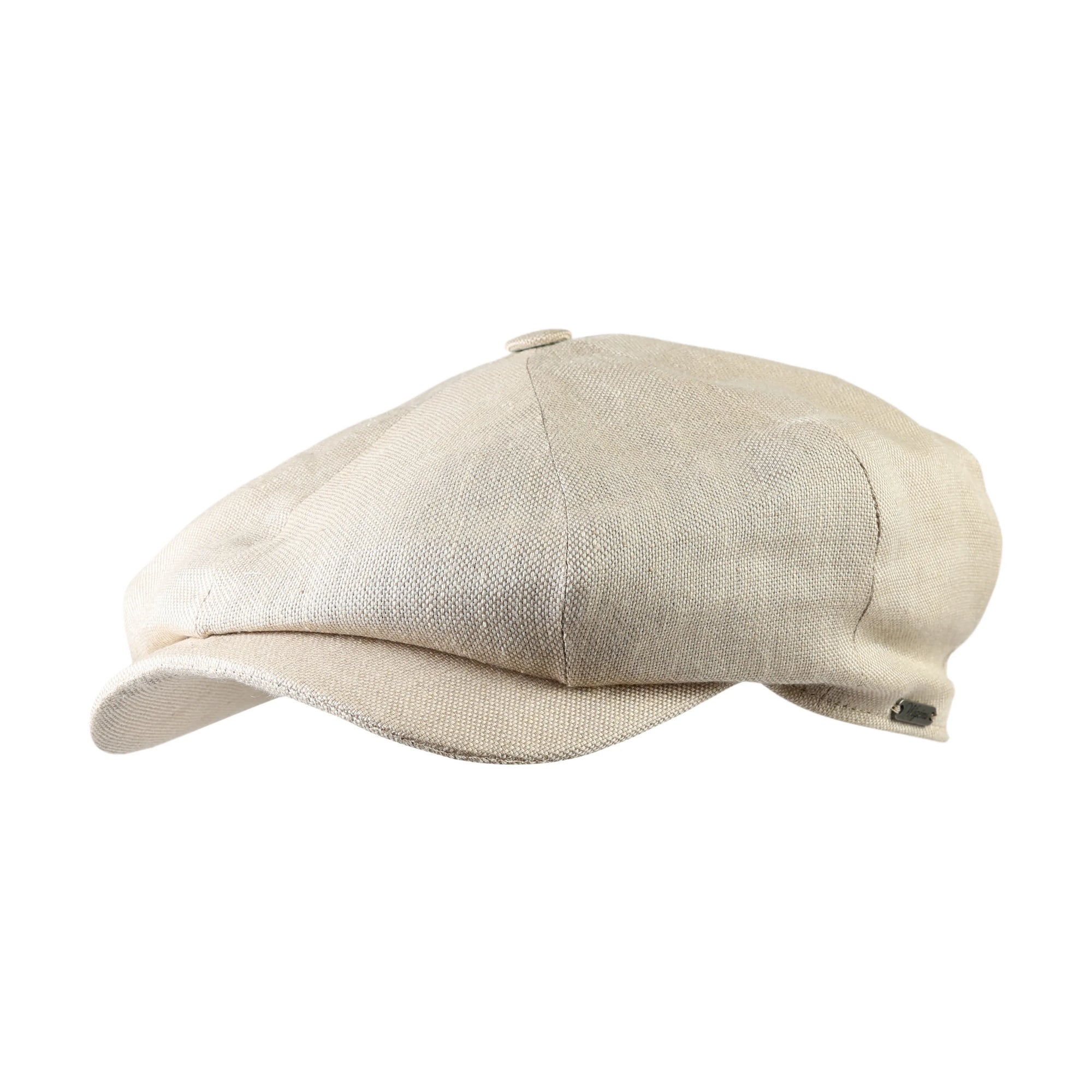 Newsboy Retro Cap in Hopsack Linen (Choice of Colors) by Wigens