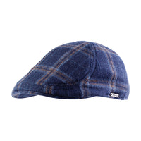 Pub Cap In Italian Wool Check (Choice of Colors) by Wigens