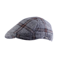Pub Cap In Italian Wool Check (Choice of Colors) by Wigens