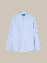 Reynolds Cotton Twill Shirt in Light Blue by Robert Talbott