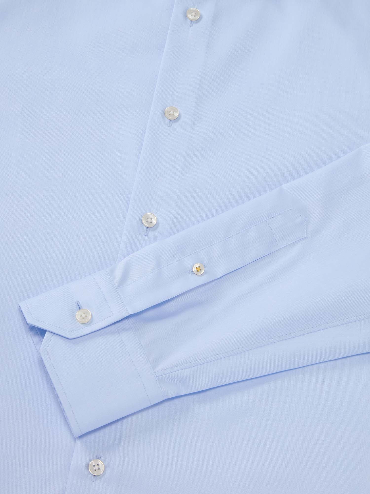 Reynolds Cotton Twill Shirt in Light Blue by Robert Talbott