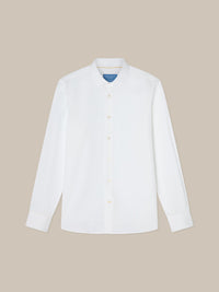 Reynolds Cotton Twill Shirt in White by Robert Talbott