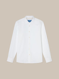 Reynolds Cotton Twill Shirt in White by Robert Talbott