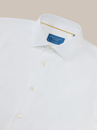 Reynolds Cotton Twill Shirt in White by Robert Talbott