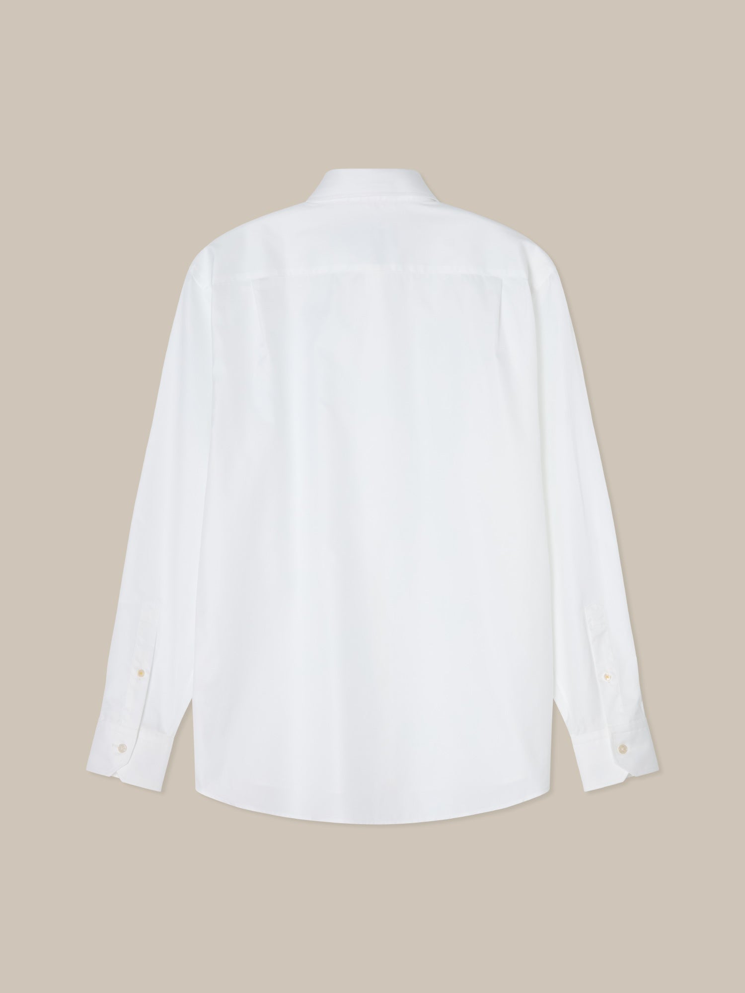 Reynolds Light Weight Poplin Shirt in White by Robert Talbott
