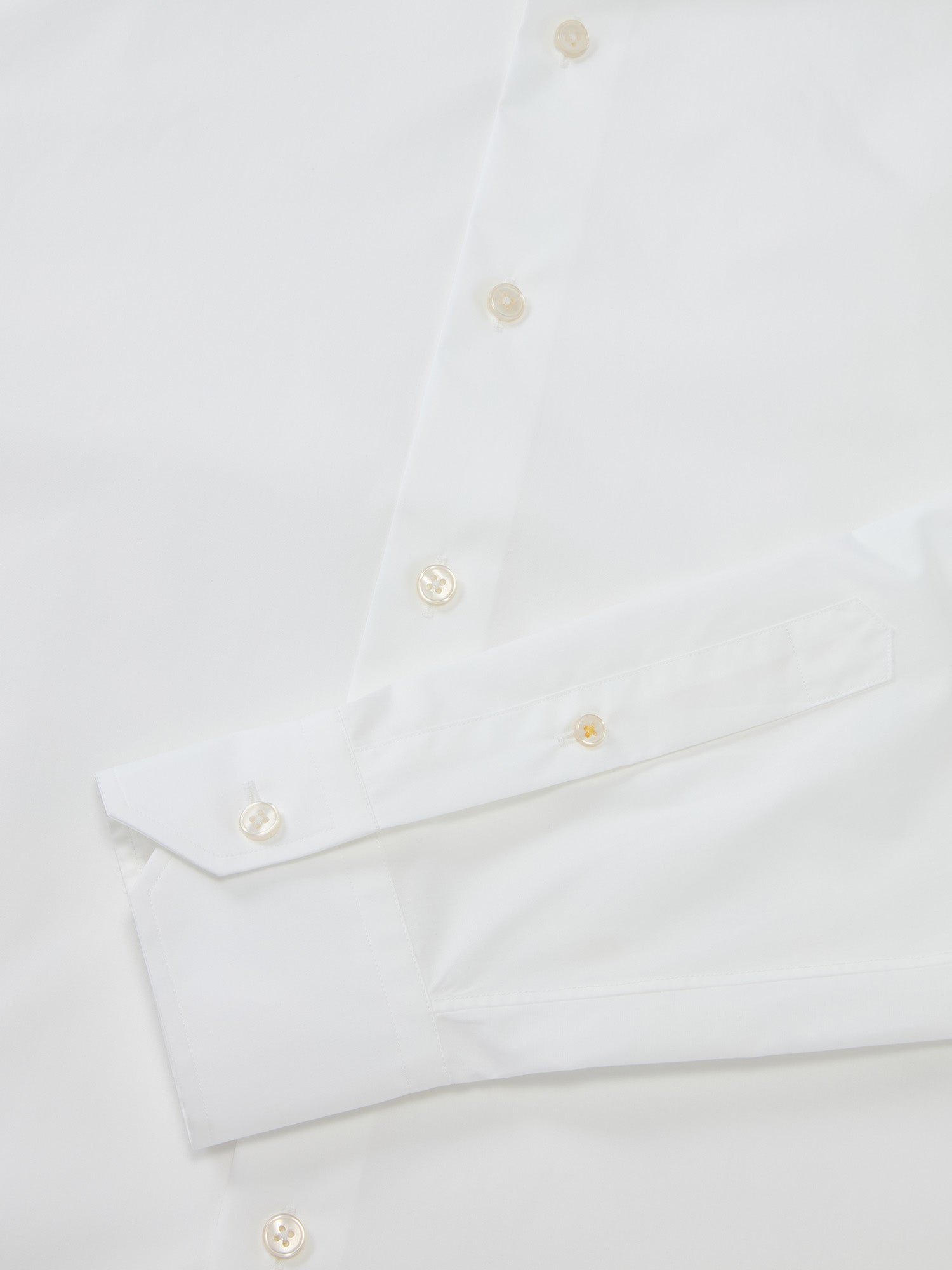 Reynolds Light Weight Poplin Shirt in White by Robert Talbott