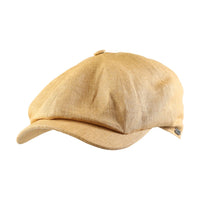 Newsboy Classic Cap in Belgian Colorful Linen (Choice of Colors) by Wigens