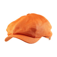 Newsboy Classic Cap in Belgian Colorful Linen (Choice of Colors) by Wigens