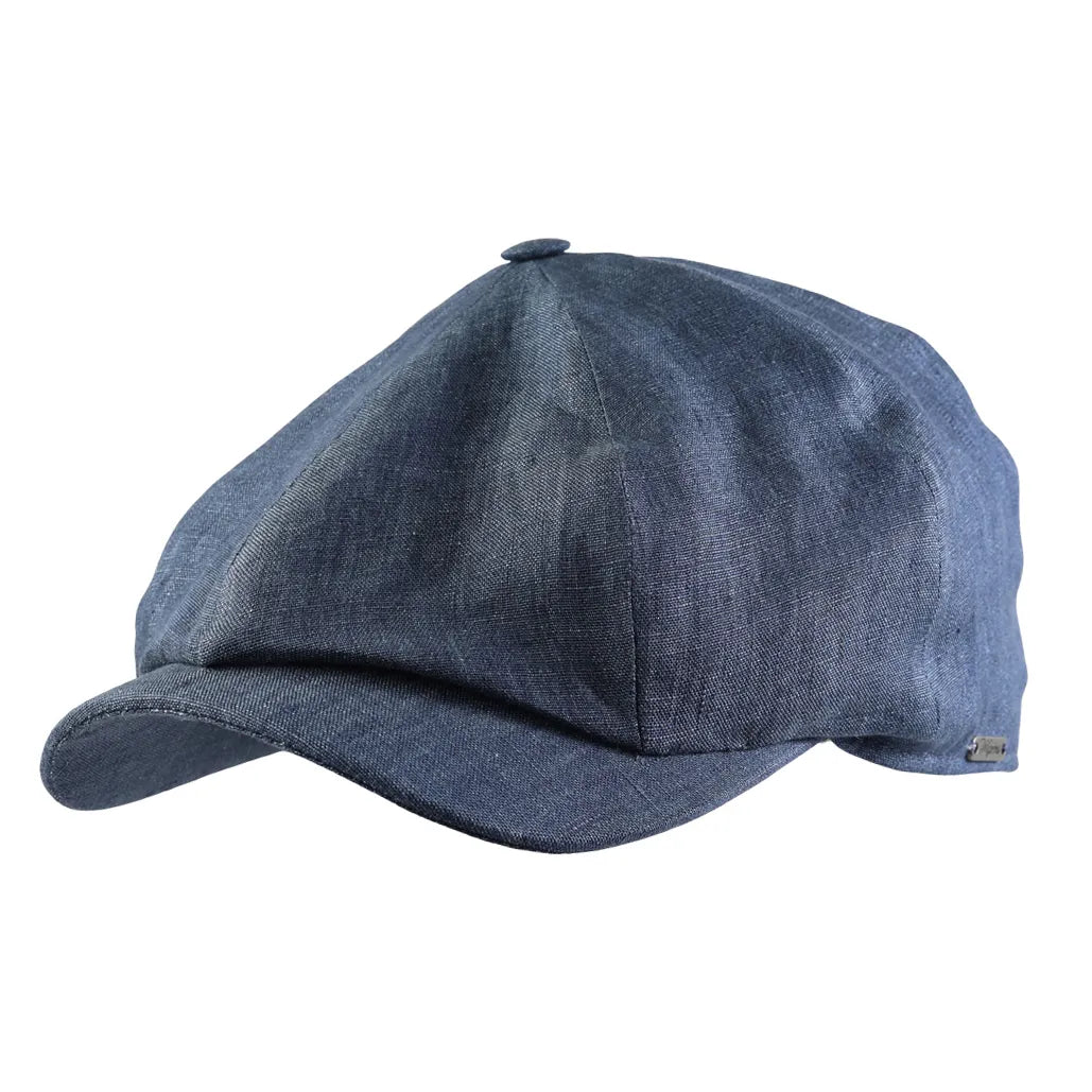 Newsboy Classic Cap in Belgian Colorful Linen (Choice of Colors) by Wigens
