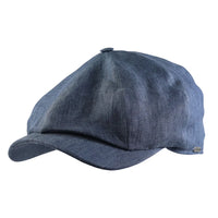 Newsboy Classic Cap in Belgian Colorful Linen (Choice of Colors) by Wigens