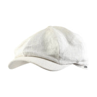 Newsboy Classic Cap in Belgian Colorful Linen (Choice of Colors) by Wigens