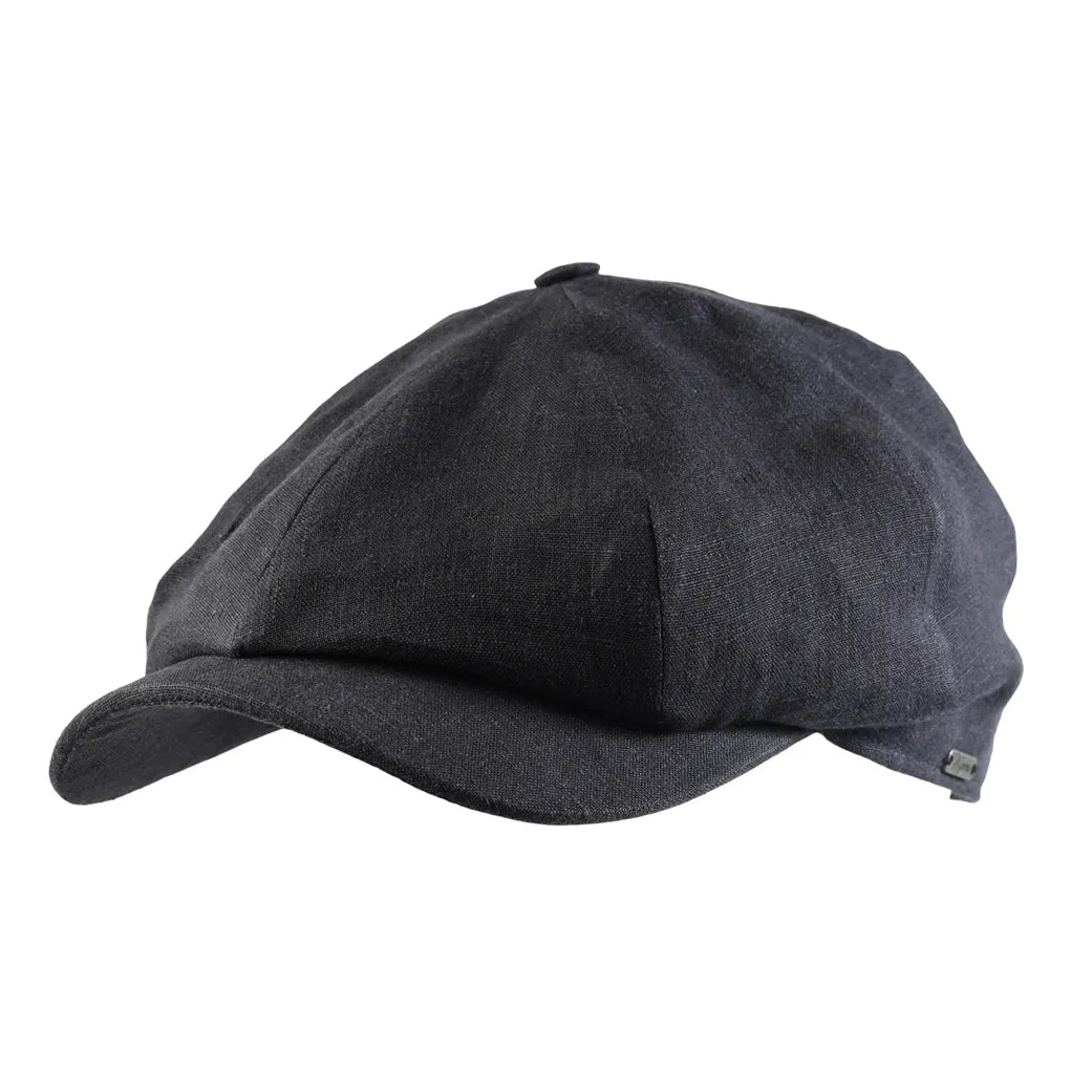 Newsboy Classic Cap in Belgian Colorful Linen (Choice of Colors) by Wigens