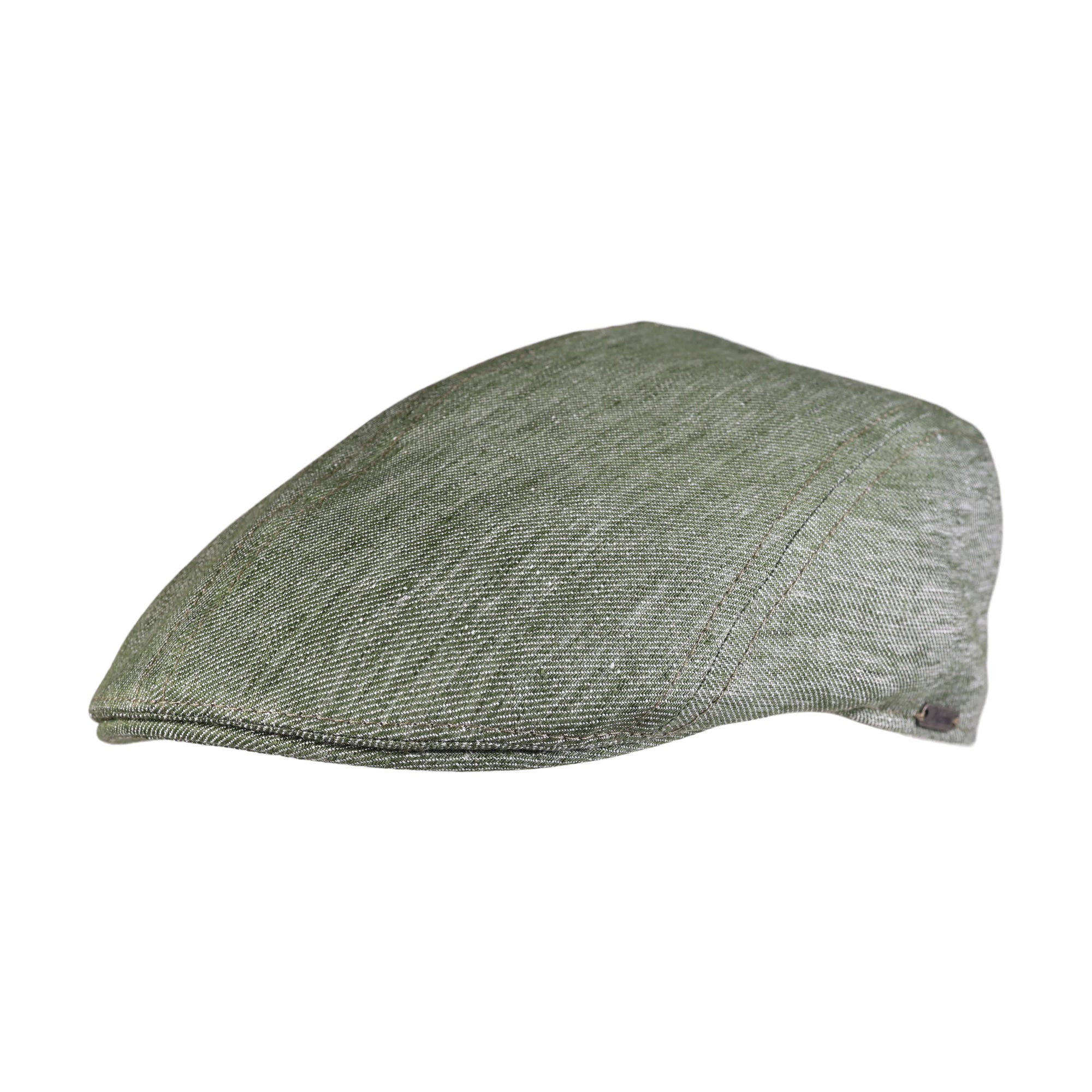 Ivy Modern Cap in Subalpino Denim-Feel Linen (Choice of Colors) by Wigens