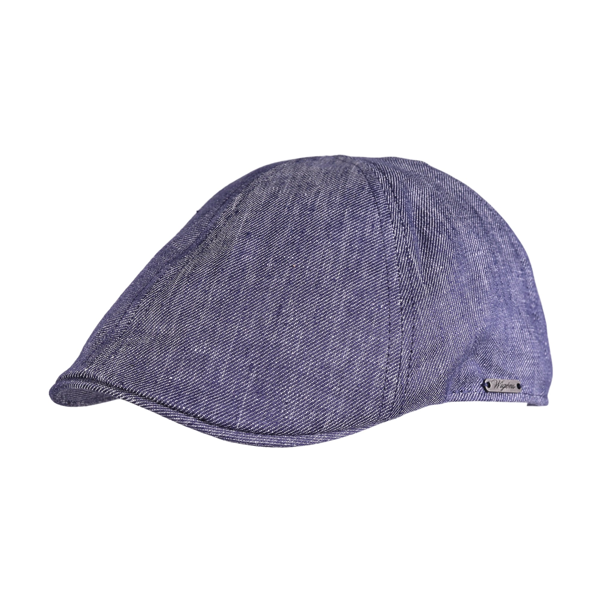Pub Cap in Subalpino Denim-Feel Linen (Choice of Colors) by Wigens