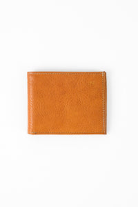 Bi-Fold Wallet in Modern Saddle by Moore & Giles