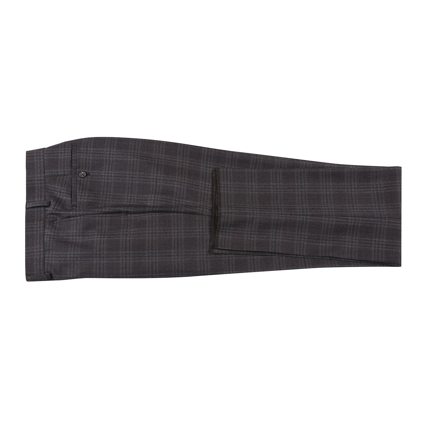 Wool Stretch Single Breasted SLIM FIT Suit in Brown Check (Short, Regular, and Long Available) by English Laundry