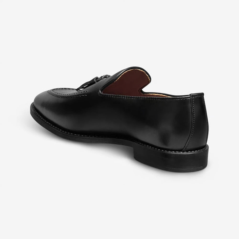 Randolph Tassel Loafer in Black Leather by Allen Edmonds