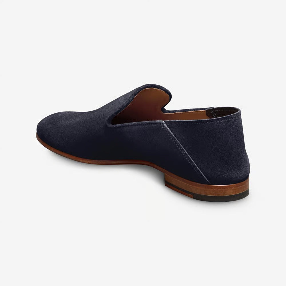 Portofino Slip-on Loafer in Navy Suede by Allen Edmonds