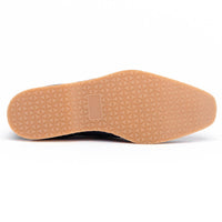 Meo 3 Sueded Goatskin Penny Loafer in Navy by Zelli Italia