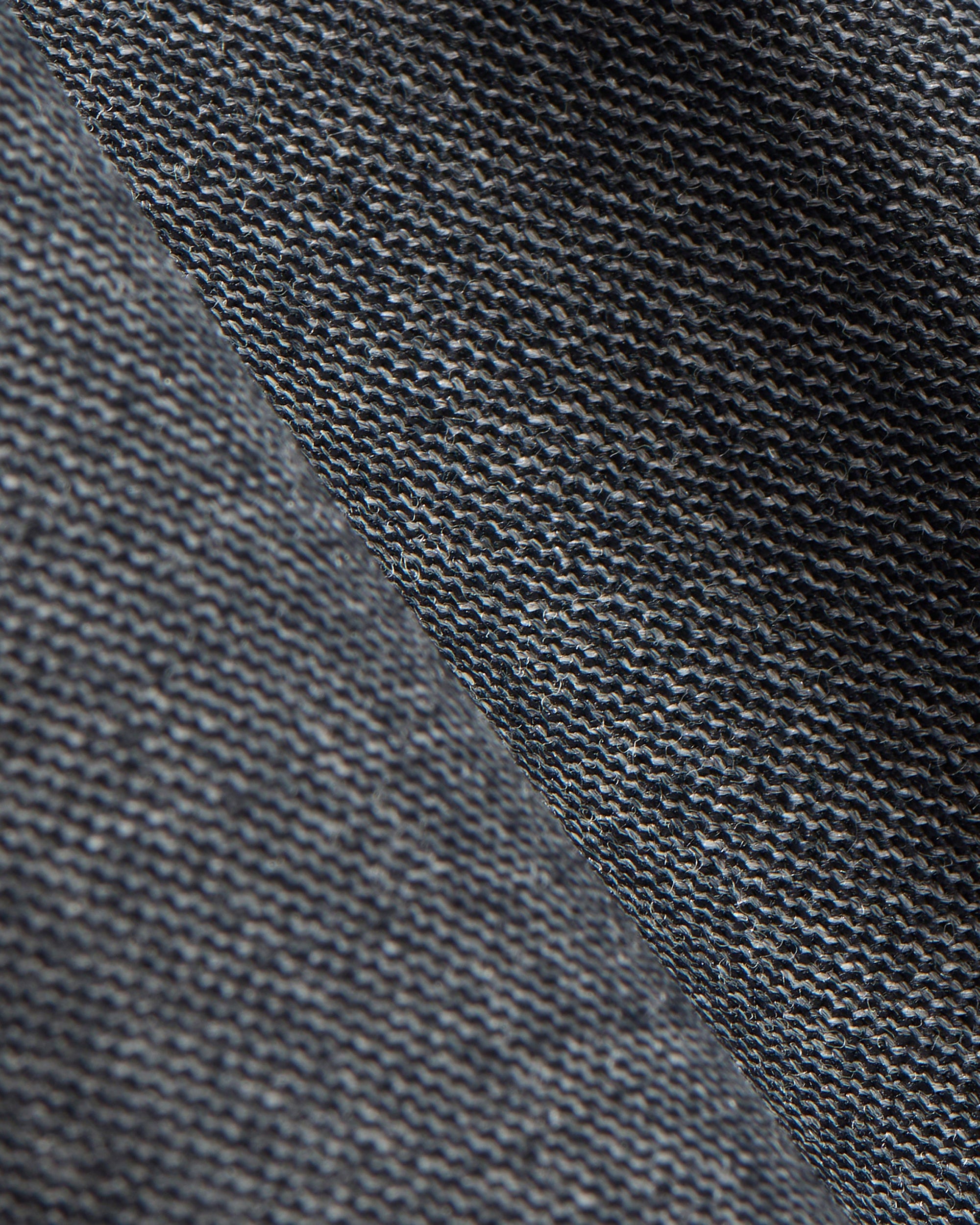 Devon Flat Front Sharkskin Wool Trouser in Medium Grey (Modern Full Fit) by Zanella