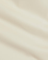 Devon Flat Front Super 110s Wool Serge Trouser in Cream (Modern Full Fit) by Zanella