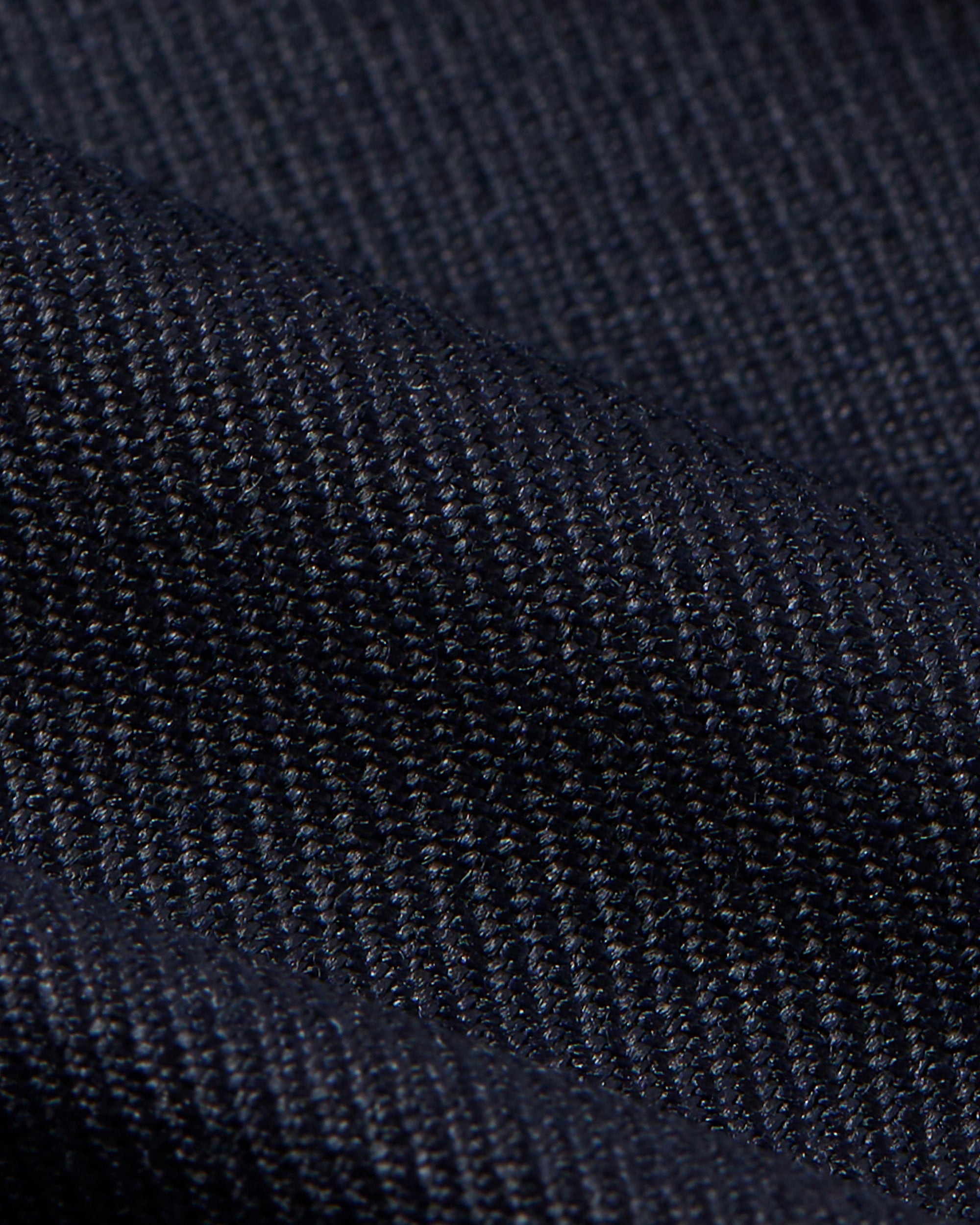 Devon Flat Front Super 110s Wool Serge Trouser in Midnight Blue (Modern Full Fit) by Zanella