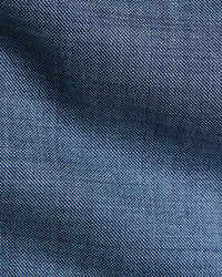 Parker Flat Front Sharkskin Wool Trouser in Medium Blue (Modern Straight Fit) by Zanella