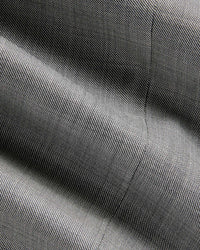 Parker Flat Front Sharkskin Wool Trouser in Grey (Modern Straight Fit) by Zanella