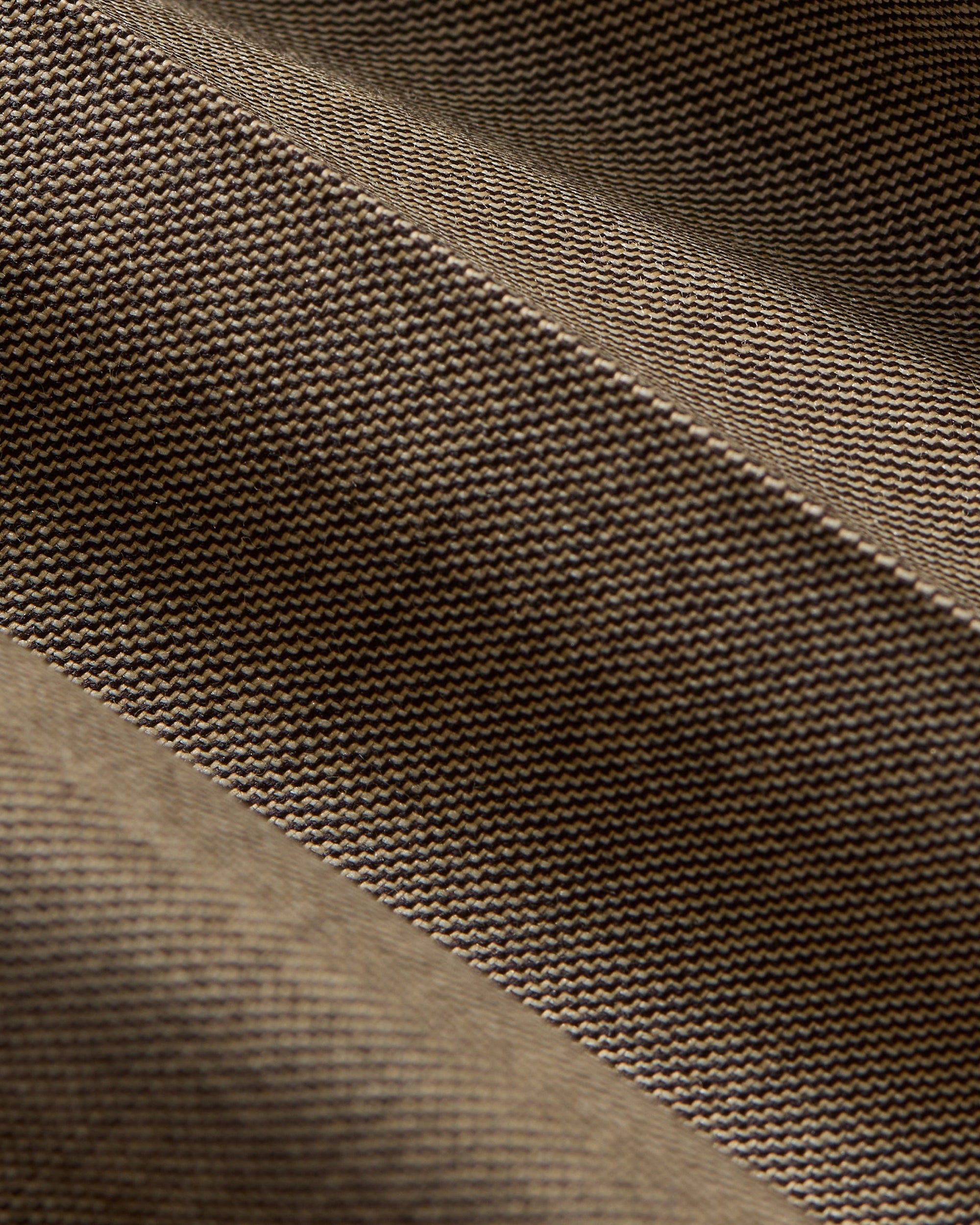 Parker Flat Front Sharkskin Wool Trouser in Light Beige Mix (Modern Straight Fit) by Zanella
