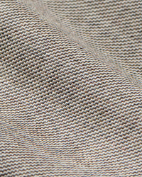 Parker Flat Front Sharkskin Wool Trouser in Light Grey/Brown Mix (Modern Straight Fit) by Zanella