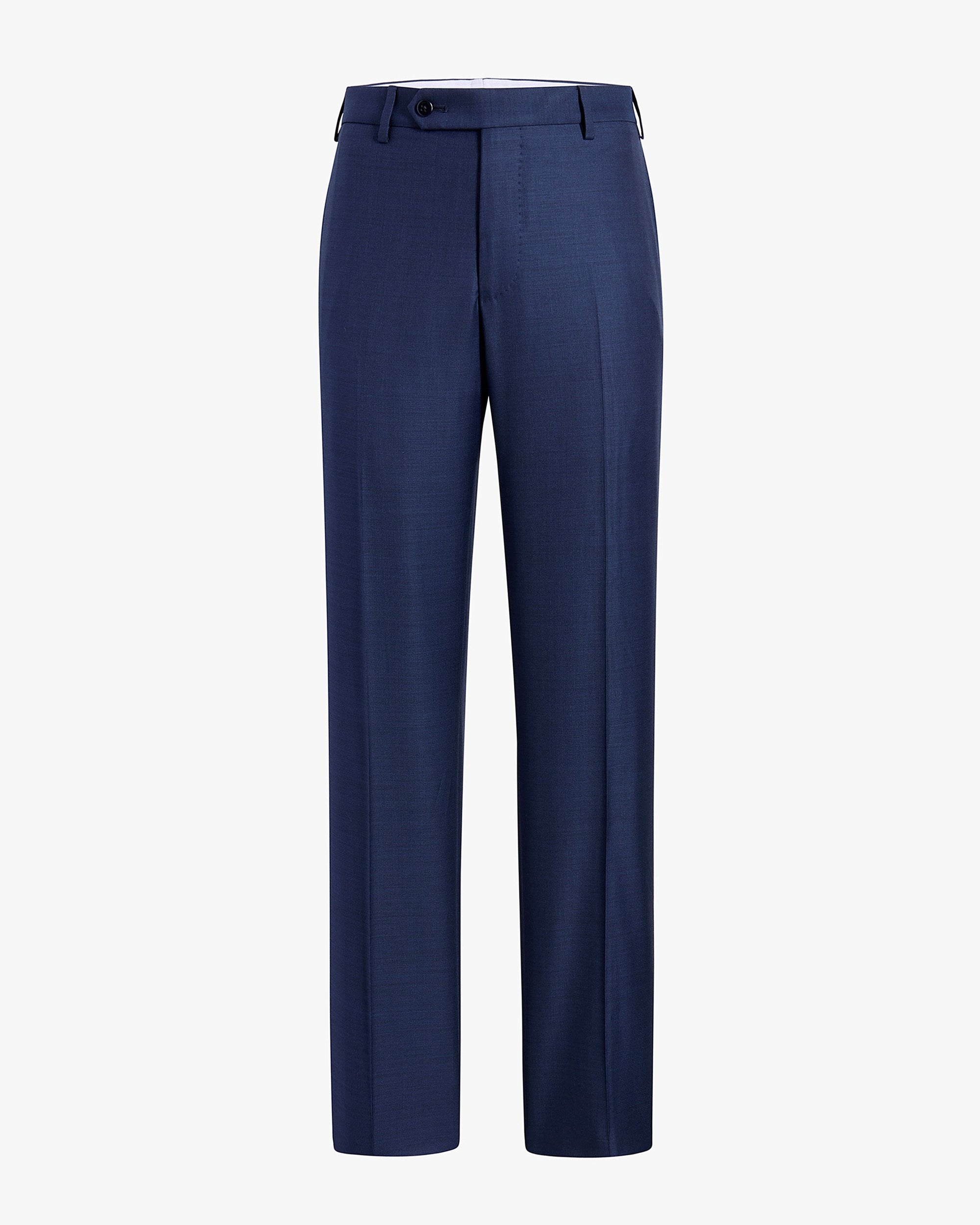 Parker Platinum Super 130s Wool Gabardine Trouser in Blue (Modern Straight Fit) by Zanella