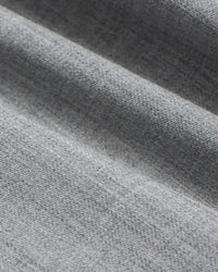 Parker Platinum Super 130s Wool Gabardine Trouser in Light Grey (Modern Straight Fit) by Zanella