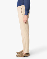 Parker Flat Front Stretch Wool Gabardine Trouser in Light Khaki (Size 36 - MORE COMING SOON!) (Modern Straight Fit) by Zanella