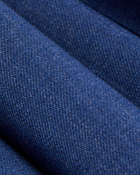 Parker Flat Front Stretch Wool Gabardine Trouser in Blue (Modern Straight Fit) by Zanella
